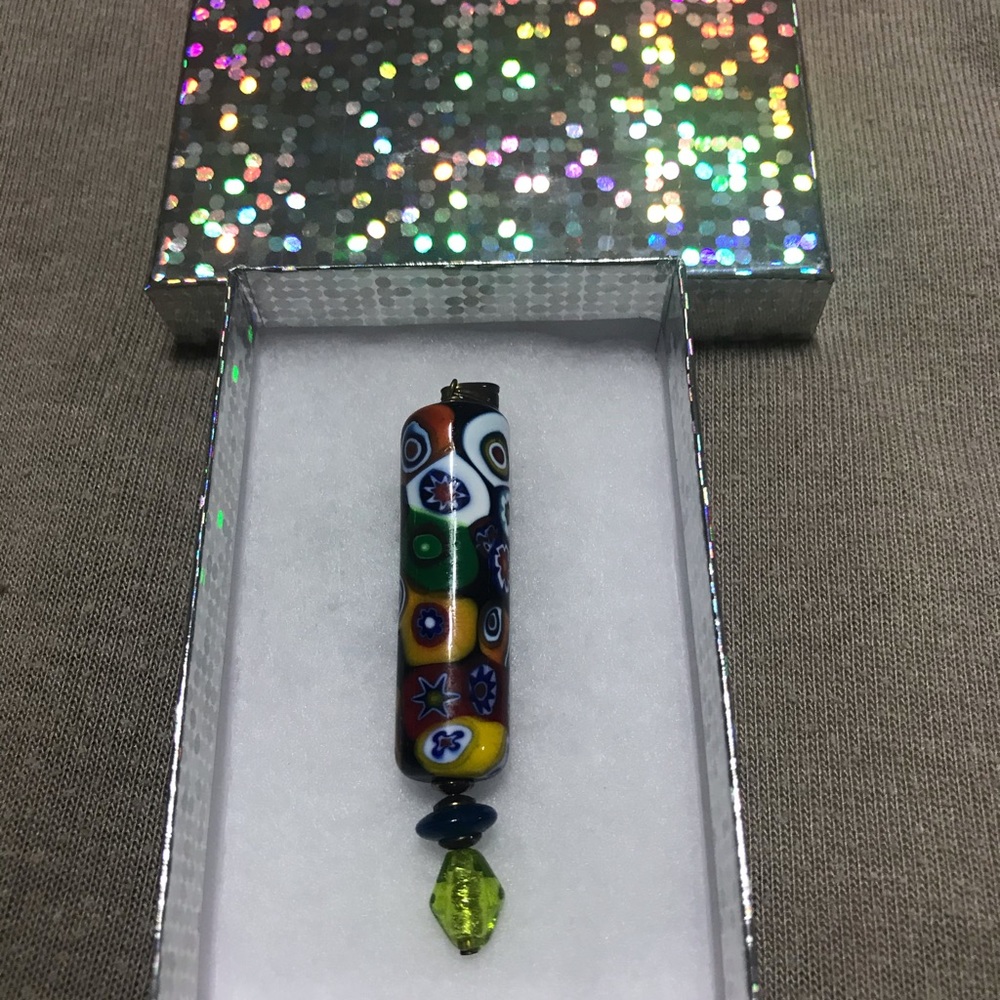Pendant Italian crystal design multi color - Picture 1 of 3
